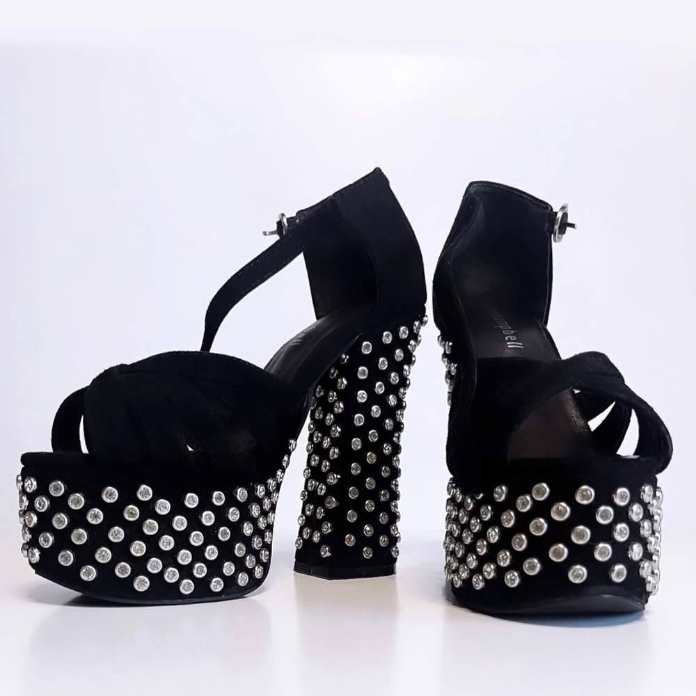 Jeffery Campbell 70's inspired platform pumps